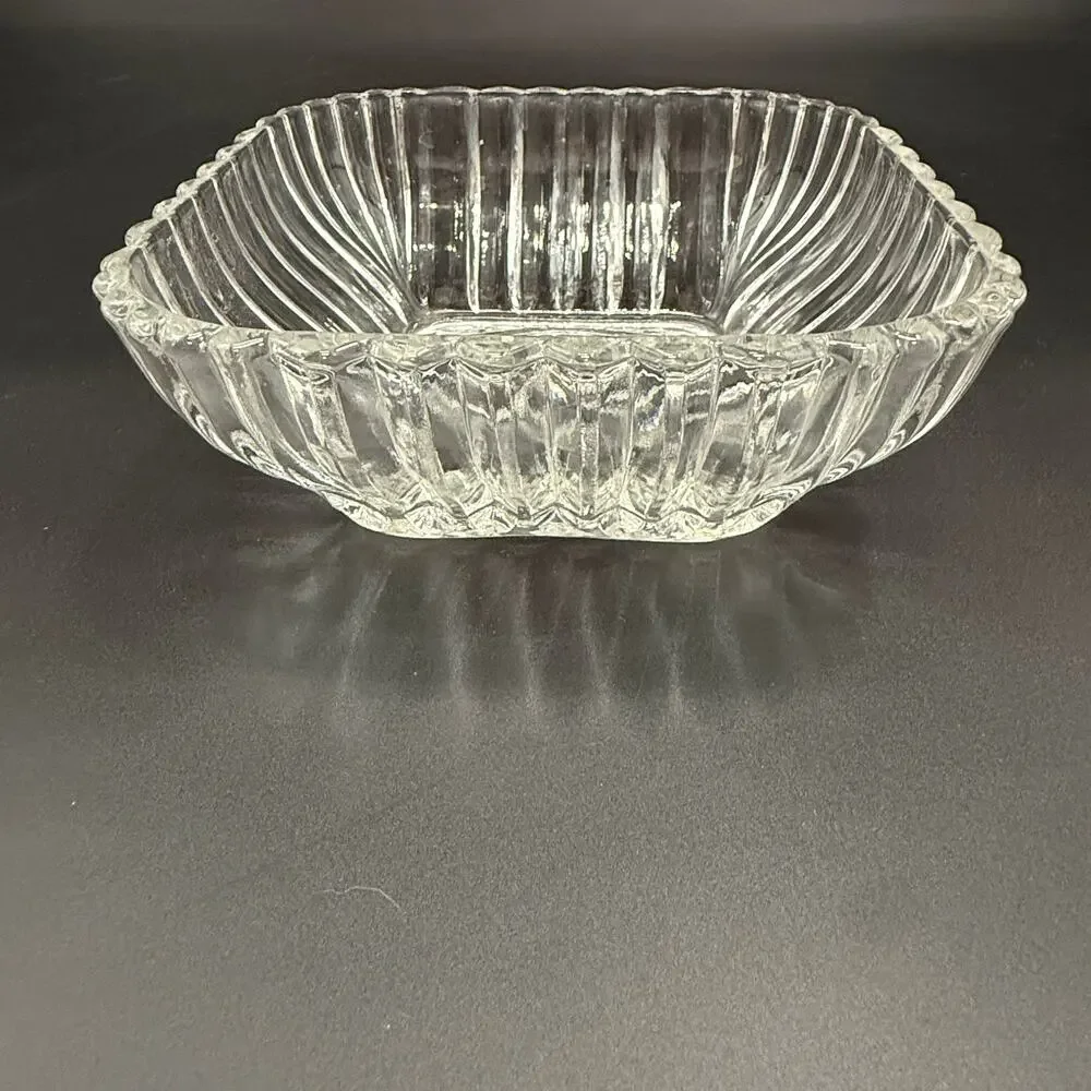 vintage clear glass 6